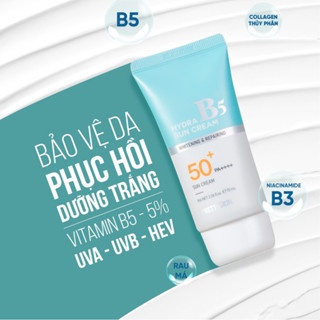 Kem chống nắng Prettyskin Hydra B5 50ml nâng tone dịu da kiềm dầu