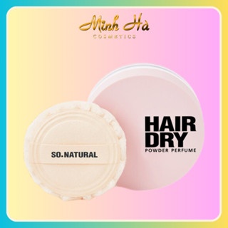 Phấn tóc gội đầu dạng khô So Natural Hair Dry Powder Perfume 4g kiểm soát dầu với hương nước hoa