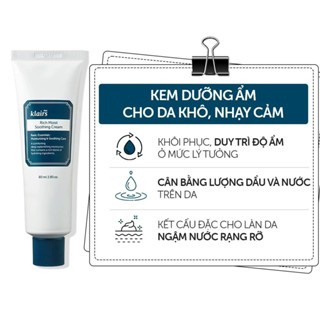 Kem dưỡng ẩm Klairs Rich Moist Soothing Cream 80ml dành cho da khô mất nước