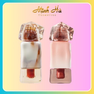 Son bóng Mistine Thai Latte Long Wear Lip Glaze + Juicy Lip Glaze 2.8g căng mọng lâu trôi