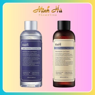 Nước hoa hồng Klairs Supple Preparation Toner 180ml không mùi và mùi thảo dược dành cho mọi loại da