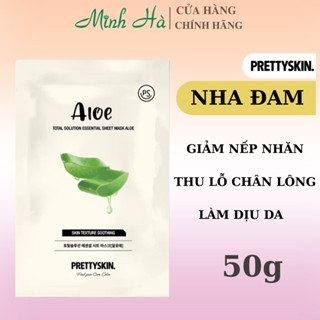 Mặt nạ Prettyskin Total Solution Essential Sheet Mask 23g cải thiện lão hóa, cấp ẩm, làm dịu da