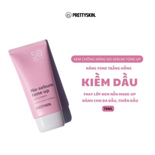 Kem chống nắng Prettyskin SPF50+ PA++++ 70ml nâng tone, kiềm dầu, bảo vệ da
