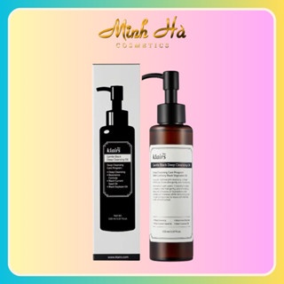 Dầu tẩy trang Klairs Gentle Black Deep Cleansing Oil 150ml làm sạch sâu bụi bẩn các lớp trang điểm trên da