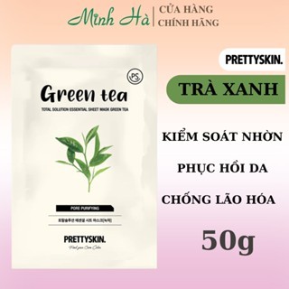 Mặt nạ Prettyskin Total Solution Essential Sheet Mask 23g cải thiện lão hóa, cấp ẩm, làm dịu da