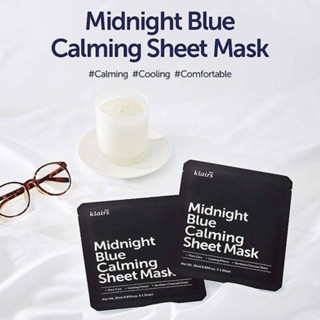 Mặt nạ Klairs Midnight Blue Calming Sheet Mask 25ml làm sạch và dịu mát da
