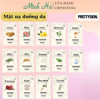 Mặt nạ Prettyskin Total Solution Essential Sheet Mask 23g cải thiện lão hóa, cấp ẩm, làm dịu da