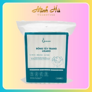 Bông tẩy trang LIKADO 222/400/600 miếng chất bông mềm mại làm sạch hiệu quả