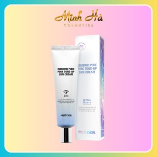 Kem chống nắng nâng tone Prettyskin Diamond Pure Pink Tone Up Sun Cream SPF50+ PA++++ 50ml bảo vệ da ngăn ngừa lão hóa