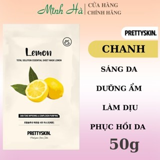 Mặt nạ Prettyskin Total Solution Essential Sheet Mask 23g cải thiện lão hóa, cấp ẩm, làm dịu da