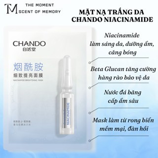Mặt nạ giấy CHANDO Himalaya Panthenol Niacinamide Brightening Mask 28ml cấp ẩm tức thời, làm dịu da