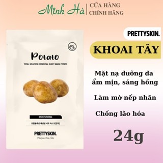 Mặt nạ Prettyskin Total Solution Essential Sheet Mask 23g cải thiện lão hóa, cấp ẩm, làm dịu da
