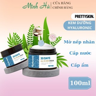Kem dưỡng Prettyskin 30 days in one cream 100ml Vitamin, Collagen, Brightening, Hyaluronic dưỡng ẩm làm mềm da