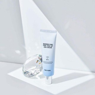 Kem chống nắng nâng tone Prettyskin Diamond Pure Pink Tone Up Sun Cream SPF50+ PA++++ 50ml bảo vệ da ngăn ngừa lão hóa