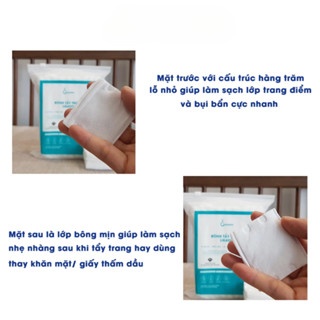 Bông tẩy trang LIKADO 222/400/600 miếng chất bông mềm mại làm sạch hiệu quả