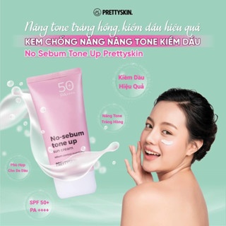 Kem chống nắng Prettyskin SPF50+ PA++++ 70ml nâng tone, kiềm dầu, bảo vệ da
