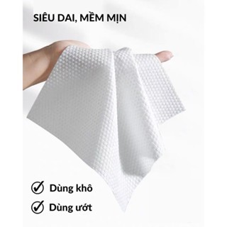 Khăn khô lau mặt LIKADO 80 tờ chất vải mềm mại tiện lợi
