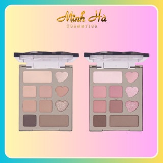Phấn mắt Veecci 10 ô Trái Tim VC052 4.2g chất phấn mịn lì lên màu chuẩn