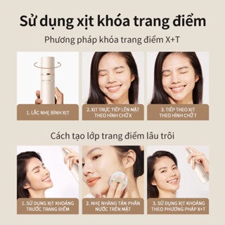 Xịt khóa nền Mistine Light Settting Spray 100ml mịn lì hiệu quả