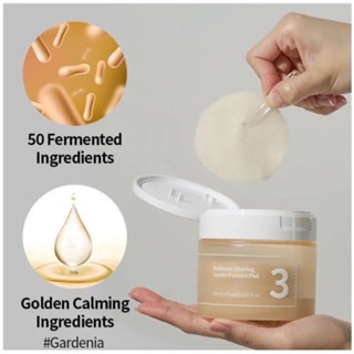 Toner Pad Numbuzin No.3 Radiance Glowing Jumbo Essence 180ml dưỡng sáng da, cấp ẩm