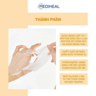 Mặt nạ Mediheal Ampoule mask 25ml dưỡng da cải thiện lỗ chân lông