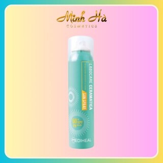 Xịt chống nắng Mediheal Labocare Ceramatica SPF50+ PA+++ 180ml chống tia UV diện rộng, dưỡng ẩm và dưỡng da