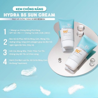 Kem chống nắng Prettyskin Hydra B5 Sun Cream SPF50+ PA++++ 70ml dưỡng ẩm, làm mềm và bảo vệ da