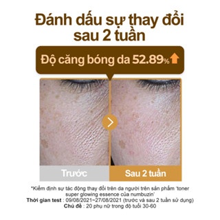 Toner Numbuzin No.3 Super Glowing Essence 200ml căng bóng da kiểm soát dầu nhờn