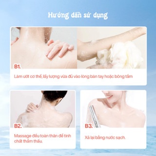 Sữa tắm Five Grains Niacinamide Body Wash 500ml (Premium Edition) giúp sáng da dưỡng da trắng sáng