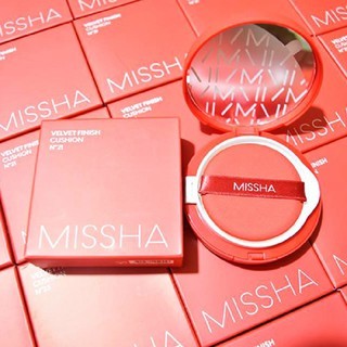 Phấn nước Missha Velvet Finish Cushion 15g giúp che phủ hoàn hảo