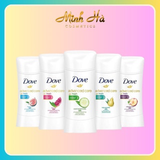 Lăn khử mùi dạng sáp Dove Advanced Care 48h 74ml giúp dưỡng trắng và làm mềm vùng da dưới cánh tay