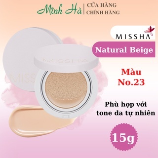 Phấn nước Missha Magic Cushion Cover Lasting SPF50+ PA+++ 15g giúp kiềm dầu và che phủ tốt
