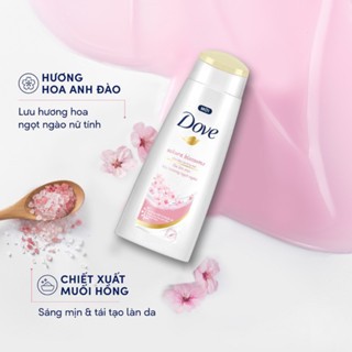 Sữa tắm Dove Sakura Blossoms 200g dưỡng da ẩm mịn, lưu hương ngọt ngào