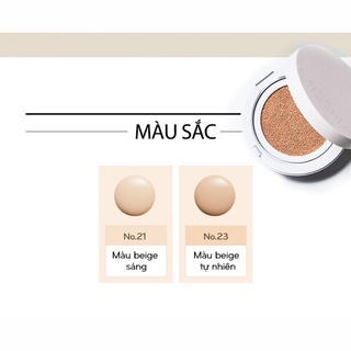 Phấn nước Missha Magic Cushion Cover Lasting SPF50+ PA+++ 15g giúp kiềm dầu và che phủ tốt