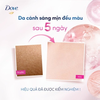 Serum dưỡng sáng khử mùi vùng nách Dove Radiant + Care Deodorant Dry 40ml giúp da sáng mịn đều màu