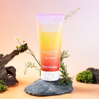 Sữa dưỡng thể Five Grains Niacinamide Day Body Cream Moisturizing & White Tone-Up 200ml dưỡng ẩm và làm sáng da
