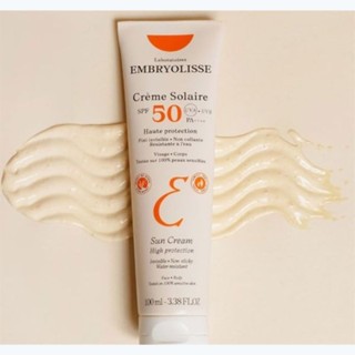 Kem chống nắng quang phổ rộng Embryolisse Sun Cream High Protection SPF50 PA++++ 100ML bảo vệ da ngăn ngừa lão hóa