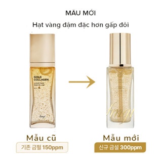 Kem lót trang điểm The Face Shop Gold Collagen Ampoule 40ml che phủ tốt nâng tone tự nhiên
