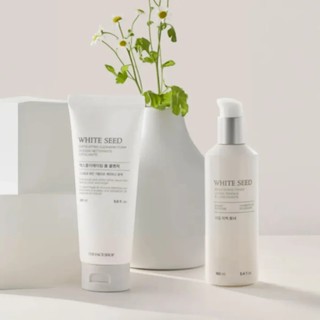 Sữa rửa mặt trắng da The Face Shop White Seed Exfoliating Foam Cleanser 150ml cân bằng độ ẩm và làm sáng da