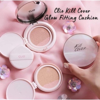 Phấn nước Clio Kill Cover Glow Fitting Cushion SPF50+ PA+++ 15g lớp nền tự nhiên lâu trôi