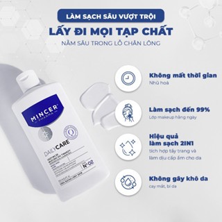Sữa tẩy trang Mincer Pharma Daily Care Nourishing Facial Cleansing Milk 250ml sạch sâu vượt trội, lấy đi lớp trang điểm