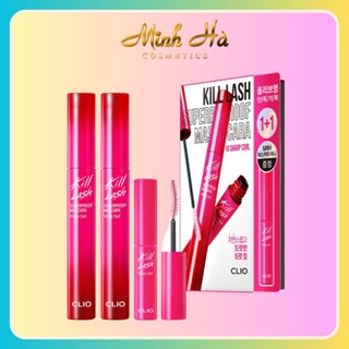 (Tách set) Mascara Clio Kill Lash Superproof #10 Sharp Curl tạo hiệu ứng cho đôi mi cong dài