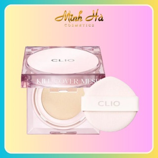 Phấn nước Clio Kill Cover Mesh Glow Cushion SPF50+ / PA++++ (Mini) 5g tạo hiệu ứng căng bóng