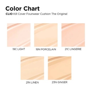 Phấn nước Clio Kill Cover Founwear Cushion The Original SPF50+ PA+++ 16g (kèm lõi) lớp nền mịn màng tự nhiên