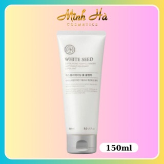 Sữa rửa mặt trắng da The Face Shop White Seed Exfoliating Foam Cleanser 150ml cân bằng độ ẩm và làm sáng da