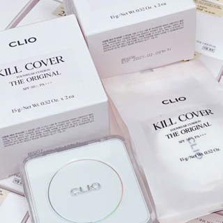 Phấn nước Clio Kill Cover Founwear Cushion The Original SPF50+ PA+++ 16g (kèm lõi) lớp nền mịn màng tự nhiên