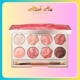Bảng phấn mắt 8 ô CLIO Prism Air Eye Palette 8.8g lên màu chuẩn lâu trôi
