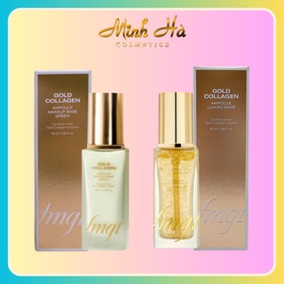 Kem lót trang điểm The Face Shop Gold Collagen Ampoule 40ml che phủ tốt nâng tone tự nhiên