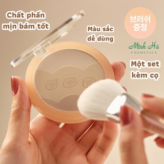 Set phấn tạo khối Clio Shade & Shading 9g chất phấn mềm mịn lâu trôi