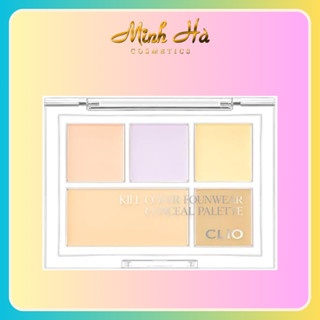 Bảng phấn che khuyết điểm Clio Kill Cover Founwear Conceal Palette 10g làm đều màu da